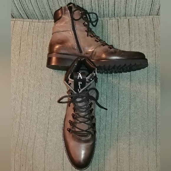 Donna Piu ombre leather booties - Picture 5 of 11